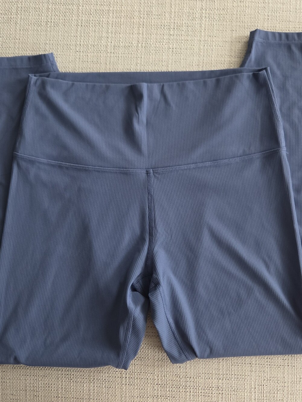 All in Motion Ribbed 7/8 Leggings Periwinkle Blue Yoga Leggings Pants Medium